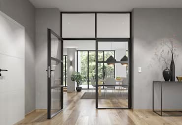 Flexibly combinable loft doors