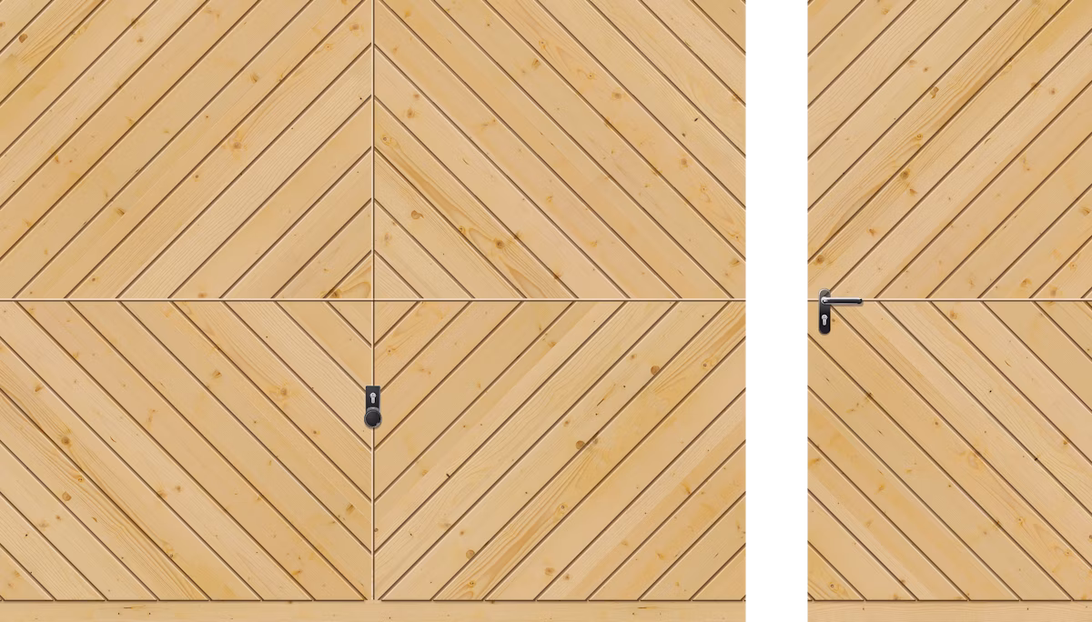 Motive 927 solid wood gate