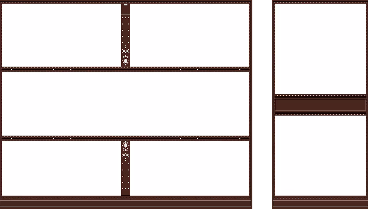 Motif 905 solid wood gate