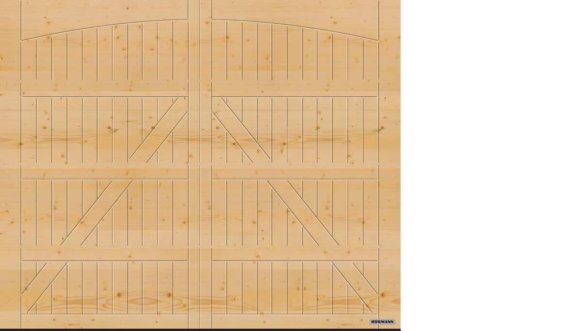 Motive 405 solid wood sectional door