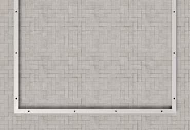 Aluminium floor frame