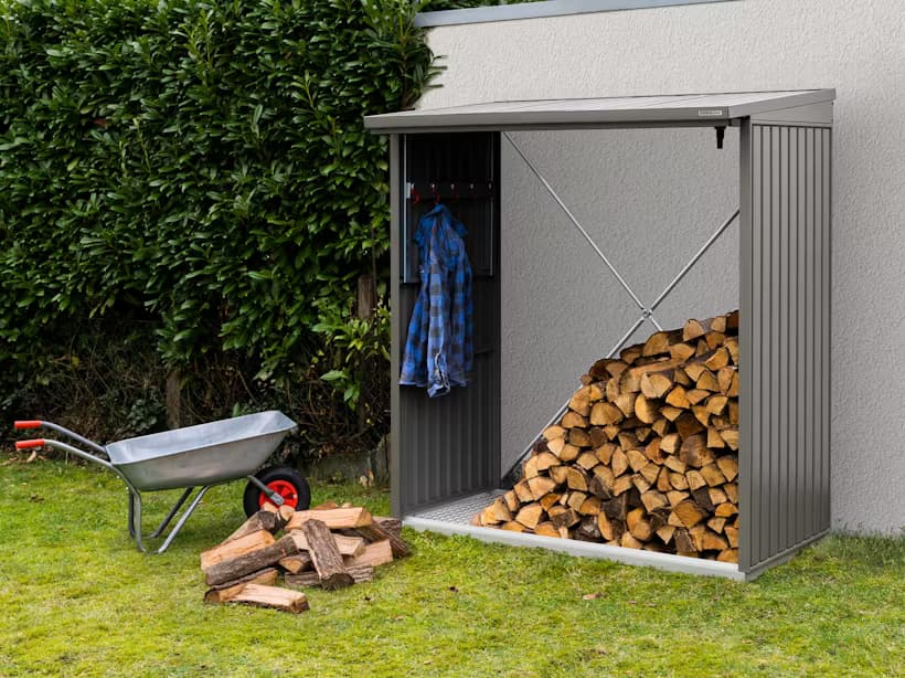 Hörmann firewood shelves benefits